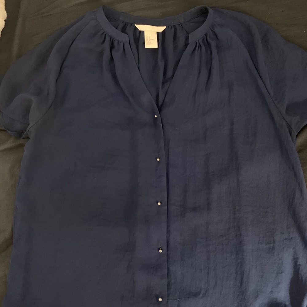 Dark blue top